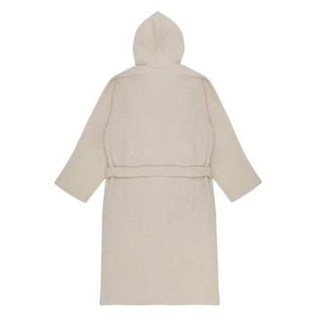 Wafel bathrobe Sofi de Marko naomi, with a hood, size m, color cream-1
