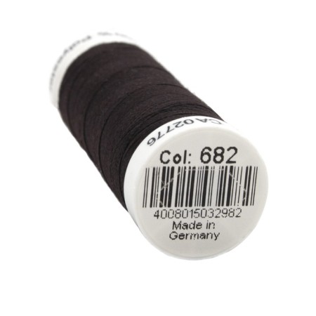 SEW-HALL thread for all materials, 200 m, 748277 (682 dark-tone brown)-1