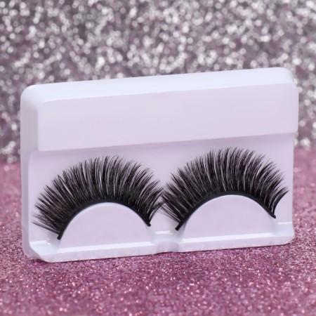 Falled eyelashes "Cat Eye", Black Color-1