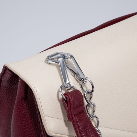 Bag-mixer on the valve, burgundy/beige color-3