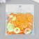 Sequins "Circle in the ring" Orange set 30 g d = 2 cm