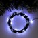 Garland "thread" 10 m Rosa, IP20, black thread, 100 LED, white glow, 12 V