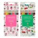 Pencils 12 colors BrunovisConti Happycolor, three -sided, mix