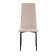 Chair "wave", black/velor cream