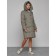 Coat insulated winter female, size 44, khaki color