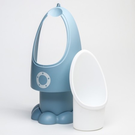 Pissue pot, "rocket", blue color-5