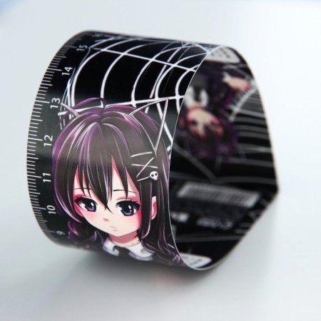 Line-stroke, cardboard, 25 cm "Girl with pigtails"-2
