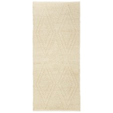 Ковёр из шерсти и переработанного хлопка Shillong Ethnic, размер 70x160 см