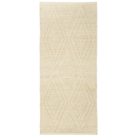 Carpet of wool and processed cotton Shillong Ethnic, size 70x160 cm