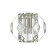 Sconces Buzzati, 2x40W E14, champagne color, white