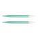 Removable Zing KnitPro knitting needles, for a cable 35-126 cm/8.00 mm 47510