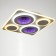Causteen with PDU 2047/1 LED 160W Dimmer white D.50 cm Bayerlux