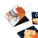 Magnetic bookmarks for books in the postcard "Power of Knowledge", 4 pcs