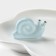 Coffee steam ceramic “cloud”, 3 objects: mug, saucer 21 × 15 cm, spoon h = 13 cm, white color