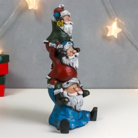 Souvenir Polystone Light "Grandpa with flashlights - a bunch of small" 29.5x14.5x11.5 cm-1