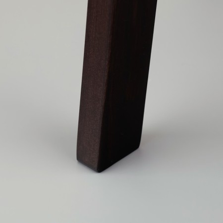 Coffee table "Bruges", d = 45 cm, height 47 cm, white color - wenge-2