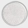Glass dessert plate with the side "Nuuk", D = 21 cm