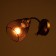 Bra "Dassa" 1he27 40W Black-Bronz 24x13x14 cm