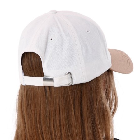 Women's cap Wildflower, white color, rr 56-10