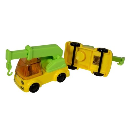 Zapochilok 1 hole with a funshart container "Lifting crane", mix-2