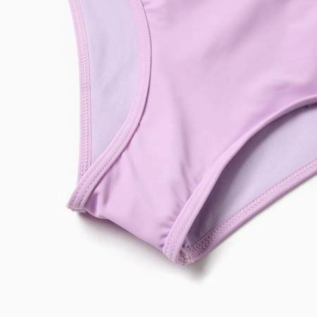Separate Minaku women's swimsuit with closed shoulders, lilac color, size 48-7