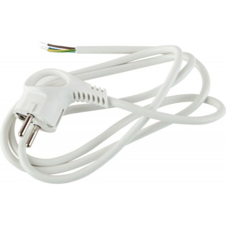 Network cord with a fork ERA U-3X1-1.5M-W with a grounding 1.5 m, PVS 3x1mm2, white