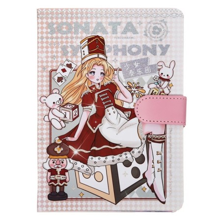 Notebook Gift Book with a Slocation, A6+, 48 sheets, line, 12.5 x 19 x 1.5 cm, "Anime"-2