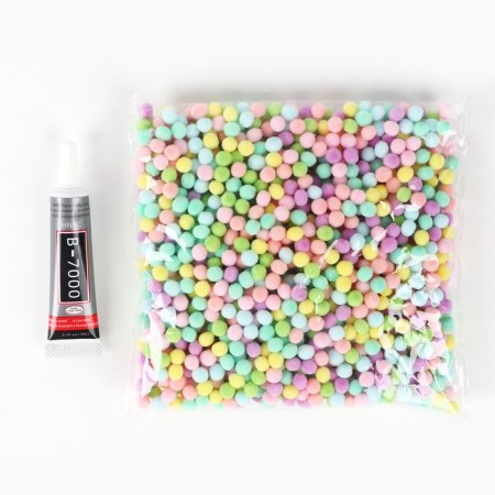 Toy pompons "Bunny", multi -colored-4