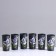 Set for juice with tray "Iris" Art painting, 6 glasses 1250/200 ml
