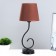 Lamp table bourgeois 1x15W E14 16x16x40cm black/brown Risalux