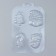 Form for chocolate and sweets Plastic "Gnomic houses", cell size 8.5 × 5 cm, color transparent color