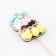 Topper is wooden to decorate the cake "with Easter!", 11 x 16.5 cm.
