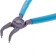 GROSS 18343 puller, for internal locking rings of 19-60 mm, curved clamping sponges, 165 mm