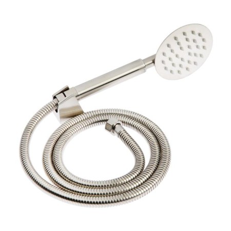Bath mixer RMS SUS124-009E, single-leaf, with shower watering can, chrome-3