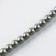 Glass beads, set 78 pcs., Diameter 1 pc. - 10 mm, silver color