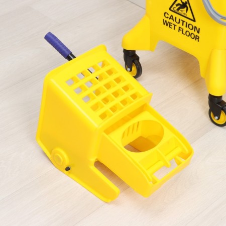 Cleaner trim for cleaning with mechanical horizontal spin (plastic mechanism) 31 l, yellow color-3