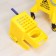 Cleaner trim for cleaning with mechanical horizontal spin (plastic mechanism) 31 l, yellow color