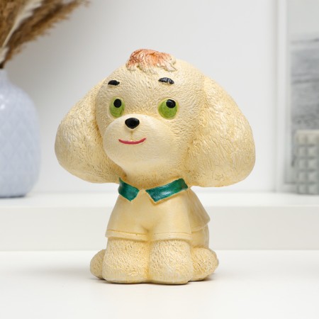 Piggy bank "Pesik" beige, 18x16x10cm-1