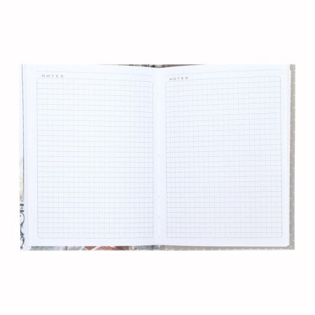 Notebook, A6, 80 sheets, in a cage, "Window to Paris", a solid cover, glossy lamination, an offset block 60g/m2-3