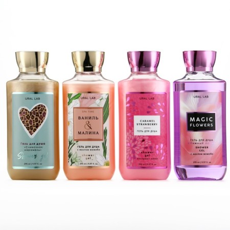 Shower gel Magic Flowers, 295 ml, peony aroma, Floral & Beauty by Ural Lab-6