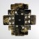 Box for confectionery products with PVC lid "Gold", 12 x 6 x 11.5 cm, New Year