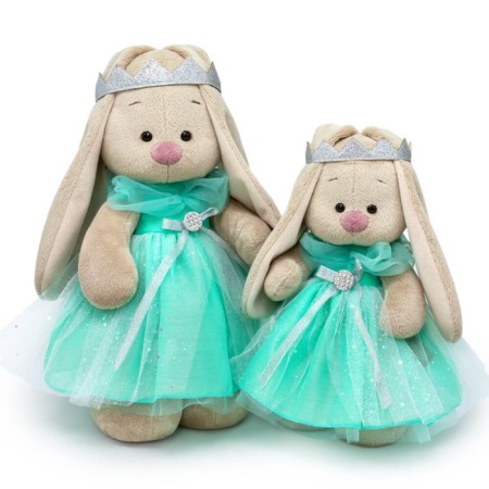 Soft toy "Bunny mi princess turquoise water", 25 cm-4