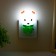 Nightlight "Bear in the basket" 1W 6x6x10 cm Risalux