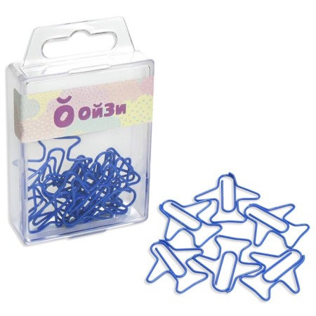 Minker Office Color Globus "Airplane", 28 mm, 12 pieces, blue, Eurobox