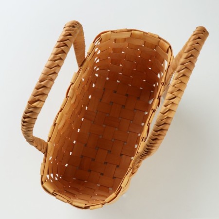 Wicker basket, 31 x 18.5 x 15/34.5 cm, sequoia-2