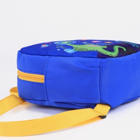Baby backpack, lightning department, 2 side pockets, blue color-7