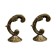 The hook for the curtains "tundra" ks002, one -rod, bronze color