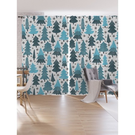 Photostes "Winter in the Forest", Oxford, size 170x265 cm, 2 pcs