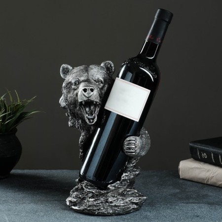 Stand for the bottle "Bear" 25x14x15cm, steel