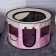 Animal aviary, tent, round, 70 x 40 cm, pink